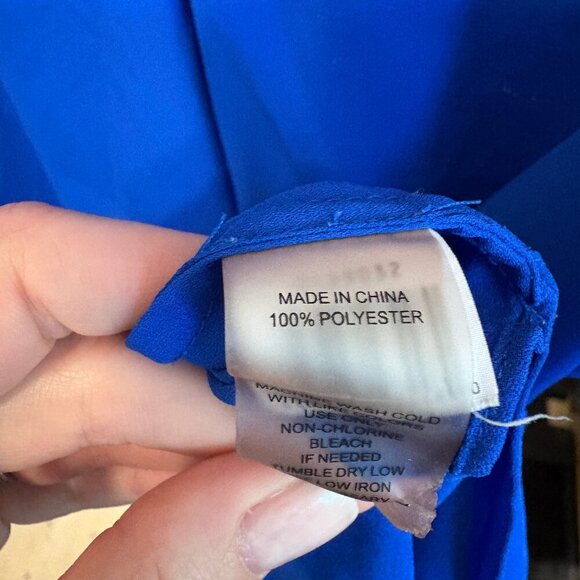 Vince Camuto Tank Top-blue-Size XL - Picture 4 of 4